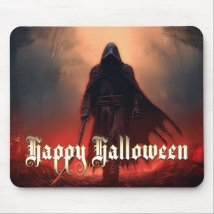 In the shadow of the Grim Reaper - Halloween Mouse Mat