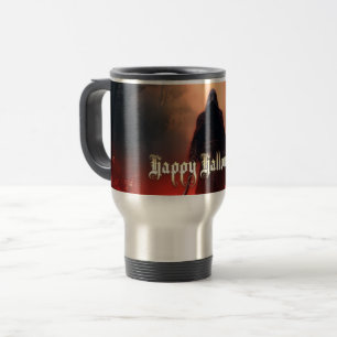 In the shadow of the Grim Reaper - Halloween Travel Mug