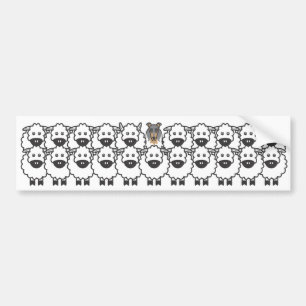 In the Sheep Bumper Sticker