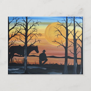 In the silence postcard