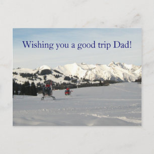 In the snowy heights! postcard