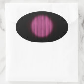 In the Spotlight Centre Stage Curtain Background Oval Sticker (Bag)