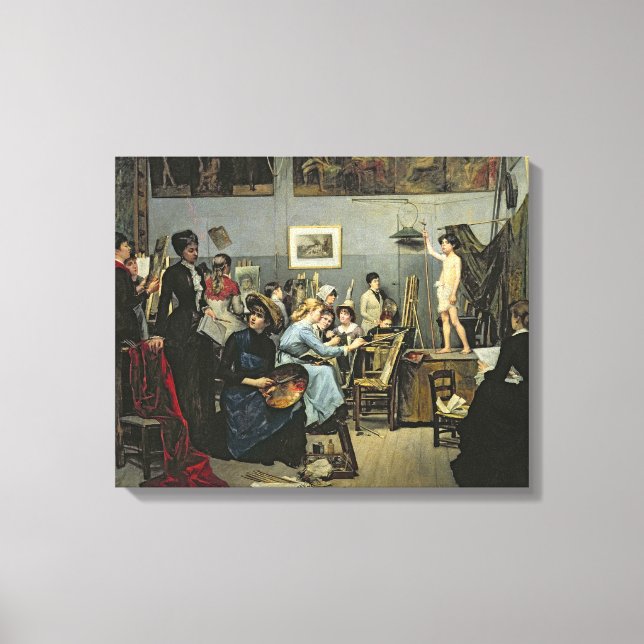 In the Studio Canvas Print (Front)