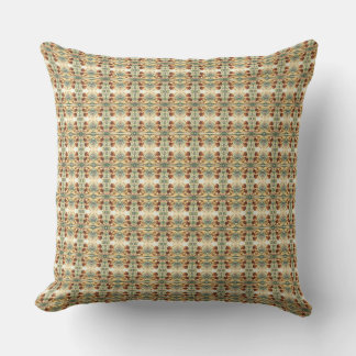 In the Tracks of Floral Gold Cushion