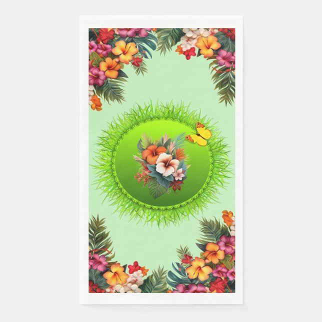 In The Tropics  Napkin (Front)