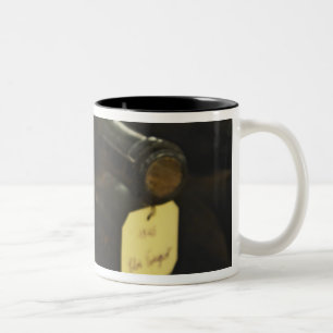 In the underground wine cellar: lying bottles in Two-Tone coffee mug