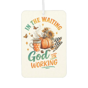 In The Waiting...  Car Air Freshener