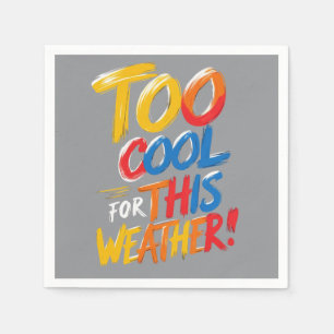 "In the Waiting God is Working" Funny Quote Paper  Napkin