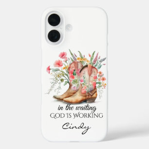 In the Waiting God is Working   iPhone 16 Case
