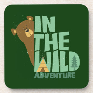 In The Wild Adventure Bear Coaster