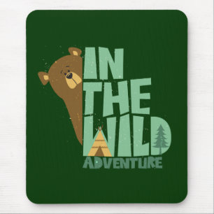 In The Wild Adventure Bear Mouse Mat