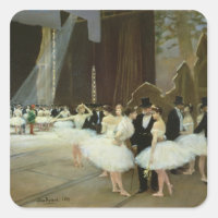 In the Wings at the Opera House, 1889