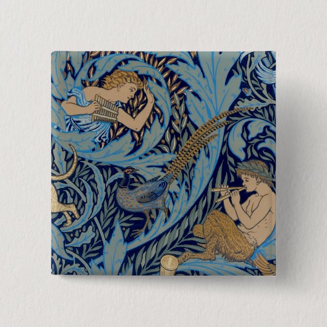 In the Woods 15 Cm Square Badge (Front)