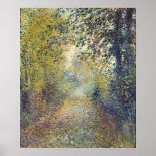 In the Woods by Pierre-Auguste Renoir Poster
