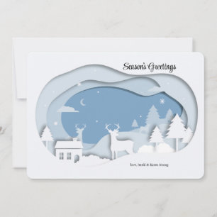 In The Woods Holiday Greeting Card