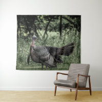 In the Woods- Sage Green B&W Poster