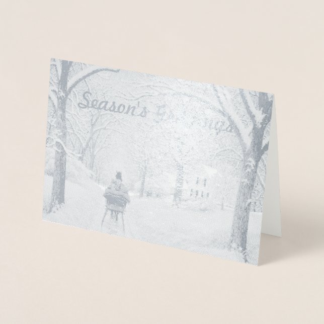 In the Woods Season's Greetings Card (Front)