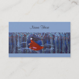 In The Woods With Animal Spirits. Business Card