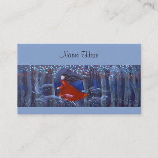 In The Woods With Animal Spirits. Business Card