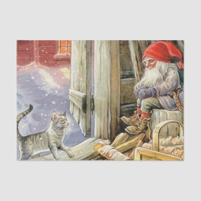 “In the Woodshed” by Jenny Nystrom Tissue Paper (Front)