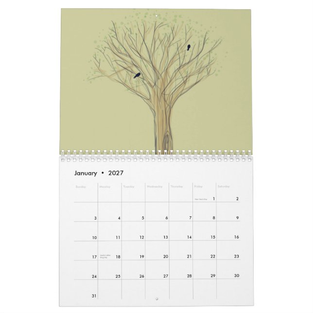 In the year 2012 calendar (Jan 2027)