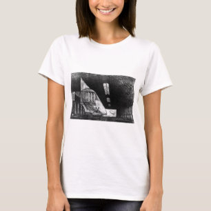 In the Zeppelin Shed, Leipzig - Joseph Pennell T-Shirt