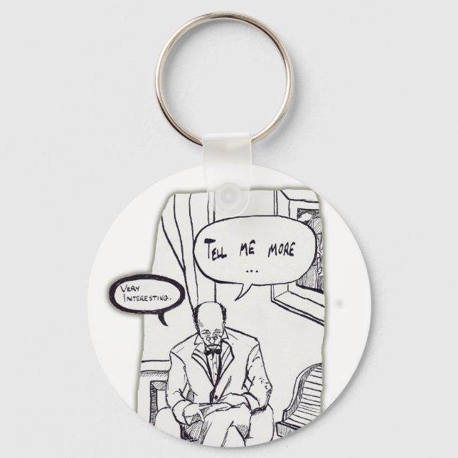 In Therapy Key Ring (Front)