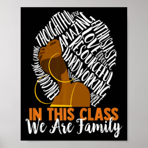 In This Cl We Are Family Black History Month Te T Poster