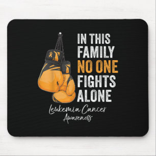 In This Family Fight Alone Leukaemia Cancer Awaren Mouse Mat