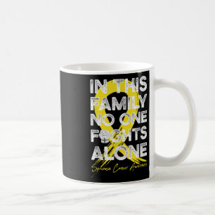 In This Family Fight Alone Sarcoma Cancer Warrior  Coffee Mug
