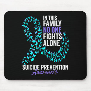 In This Family Fight Alone Suicide Prevention Week Mouse Mat