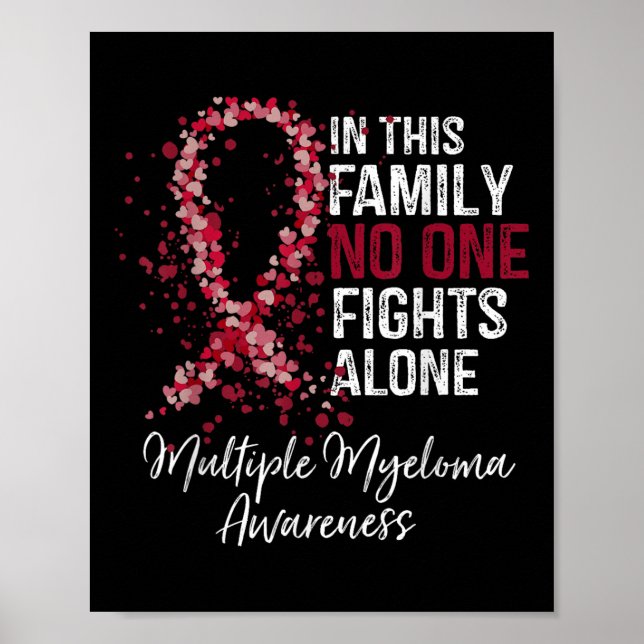 In This Family Fights Alone Multiple Myeloma  Poster (Front)