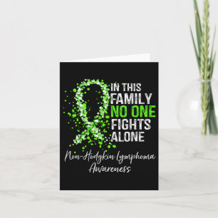 In This Family Fights Alone Non-hodgkin Lymphoma  Card
