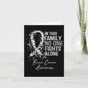 In This Family Fights Alone Shirt Brain Cancer Card