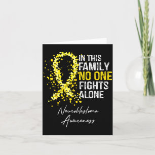 In This Family Fights Alone Shirt Neuroblastoma Card
