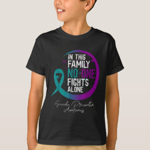 In This Family Fights Alone Suicide Prevention Tee
