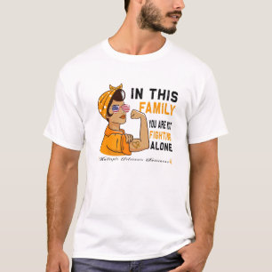 "In This Family" MS Support Multiple Sclerosis Awa T-Shirt