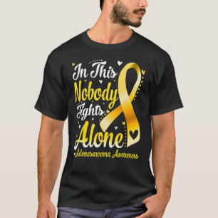 In This Family Nobody Fight Alone Adenosarcoma Awa T-Shirt