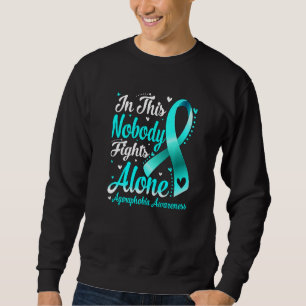 In This Family Nobody Fight Alone Agoraphobia Awar Sweatshirt