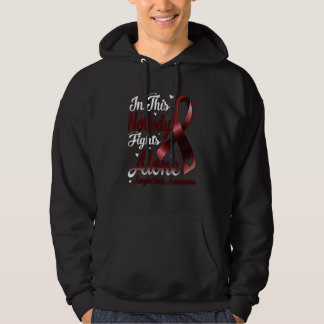 In This Family Nobody Fight Alone Amyloidosis Awar Hoodie