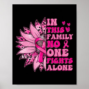 In This Family Nobody Fight Alone Breast Cancer Aw Poster