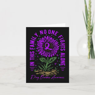 In This Family Nobody Fight Alone Drug Overdose Aw Card