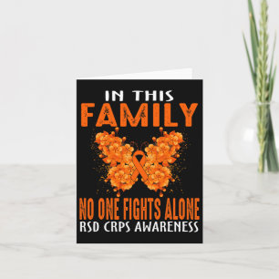 In This Family Nobody Fight Alone Rsd Crps Awarene Card