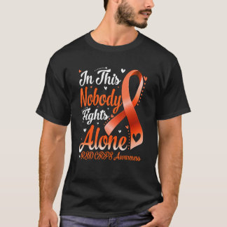 In This Family Nobody Fight Alone RSD CRPS Awarene T-Shirt
