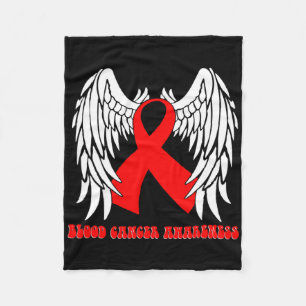 In This Family Nobody Fights Alone Blood Cancer Aw Fleece Blanket