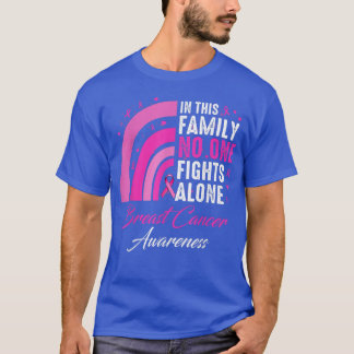 In This Family Nobody Fights Alone Breast Cancer A T-Shirt