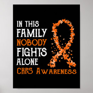 In This Family Nobody Fights Alone Crps Poster