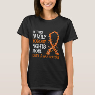 In This Family Nobody Fights Alone Crps T-Shirt