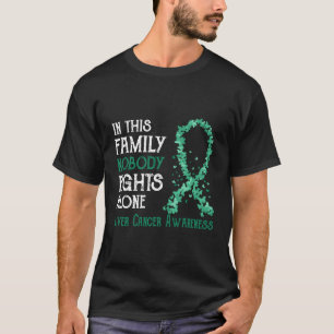 In This Family Nobody Fights Alone Liver Cancer T-Shirt