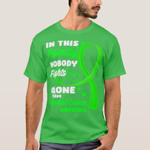 In This Family Nobody Fights Alone Team Adrenal Ca T-Shirt